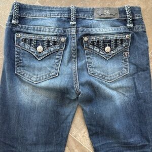Miss Me 29 signature skinny These are stylish Miss Me bootcut jeans. Like new